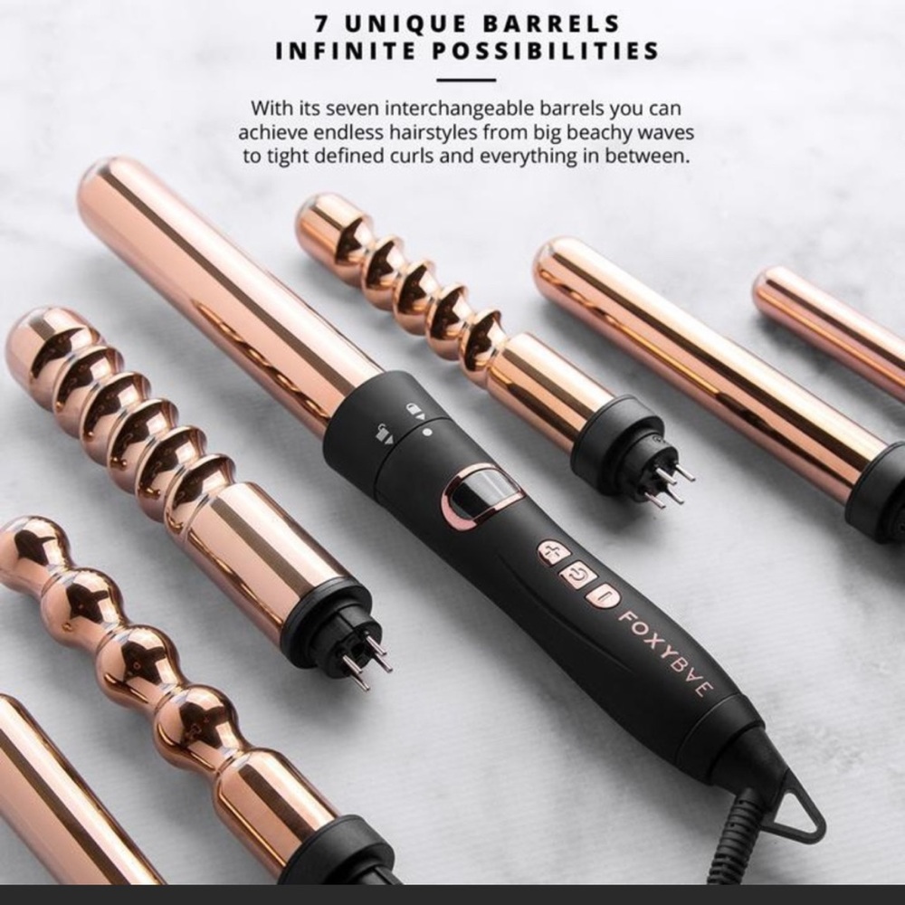 Foxy bae 7 in 1 curling wand